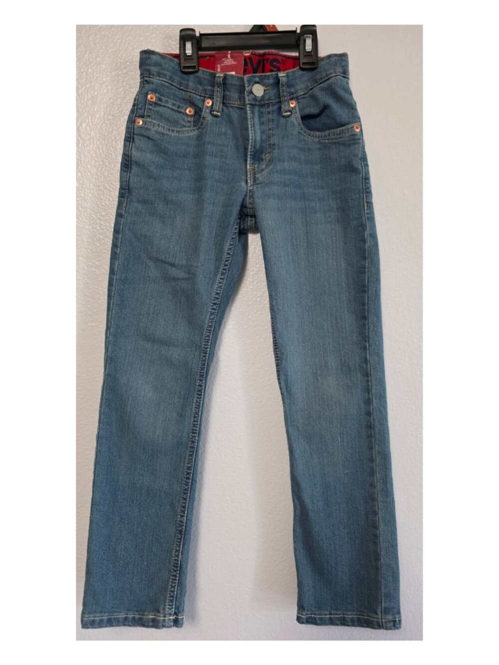 Levi’s Boys 511 Slim Fit Stretch Jeans Size 8 Medium Wash NWT